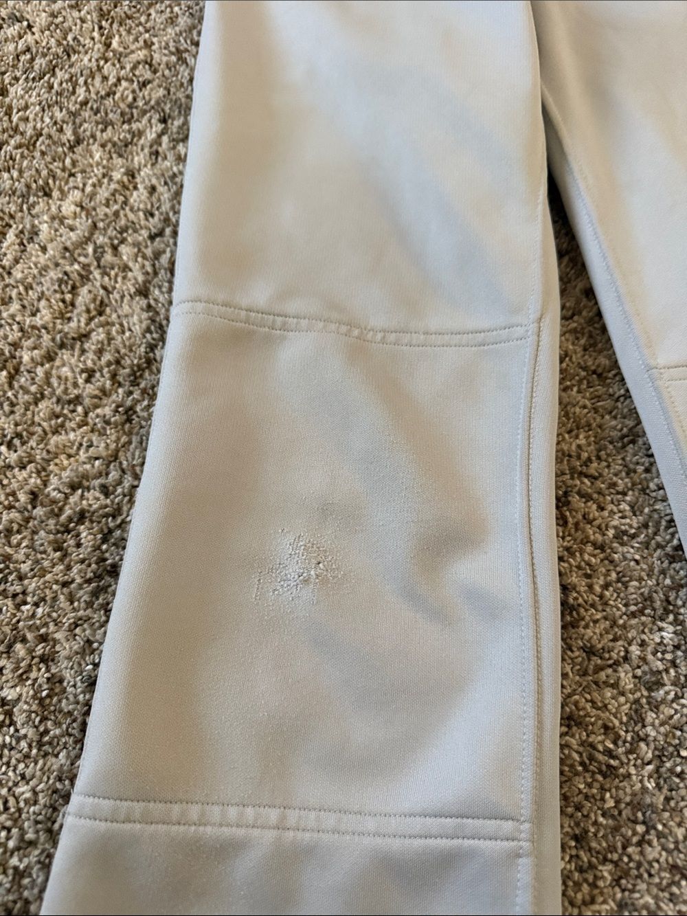 Mizuno Kids Full length Baseball Pants in Light Gray - Picture 3 of 6